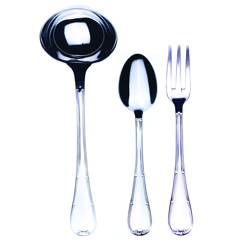 RAFFAELLO 3 Piece Stainless Steel Hostess Set