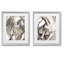 «Horse Abstraction I», ensemble de 2 reproductions d'art sur papier encadrées