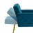 Zianny Velvet Accent Chair with Ottoman-673816099