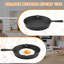 Cast Iron Skillet Set Non-Stick Frying Pan Set