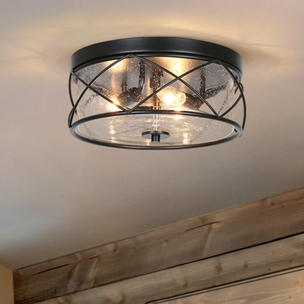 Rae 3 - Light 13'' Shaded Circle Flush Mount