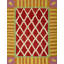 Southwestern Area Rug in Red/Yellow