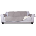Reversible Water-Resistant Small Sofa Loveseat Cover Furniture Protector