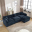 Canapé-lit en chenille moderne avec repose-pieds-1076184504-1076184508