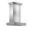30" KECOM 500 CFM Convertible Wall Mount Range Hood in Brushed 430 Stainless Steel