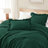 Andency Dark Green Ruffle Comforter Set, 2 Pieces Kids Comforter Set Twin(66x90Inch), Farmhouse Comforter Set, Soft Microfiber Kids Bedding Set-124610457-124610449