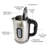 Kenmore 1.8 Qt. Electric Tea Kettle, 1.7L Electric Kettle with Adjustable Temperature