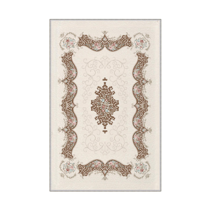 Premium Hall Carpet, 2.6 x 4.9 Feet, 100% Polyester, 650 gr/m² | Antibacterial, Non-Slip PVC Dot Underside, 0.3 in Pile Height | Machine Washable, 3D Digital Print, Durable & Stylish for Home Décor