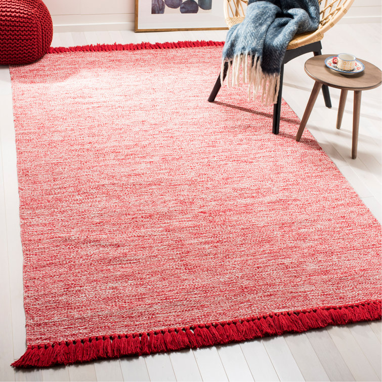 Waloo Hand Woven Cotton Chevron Rug