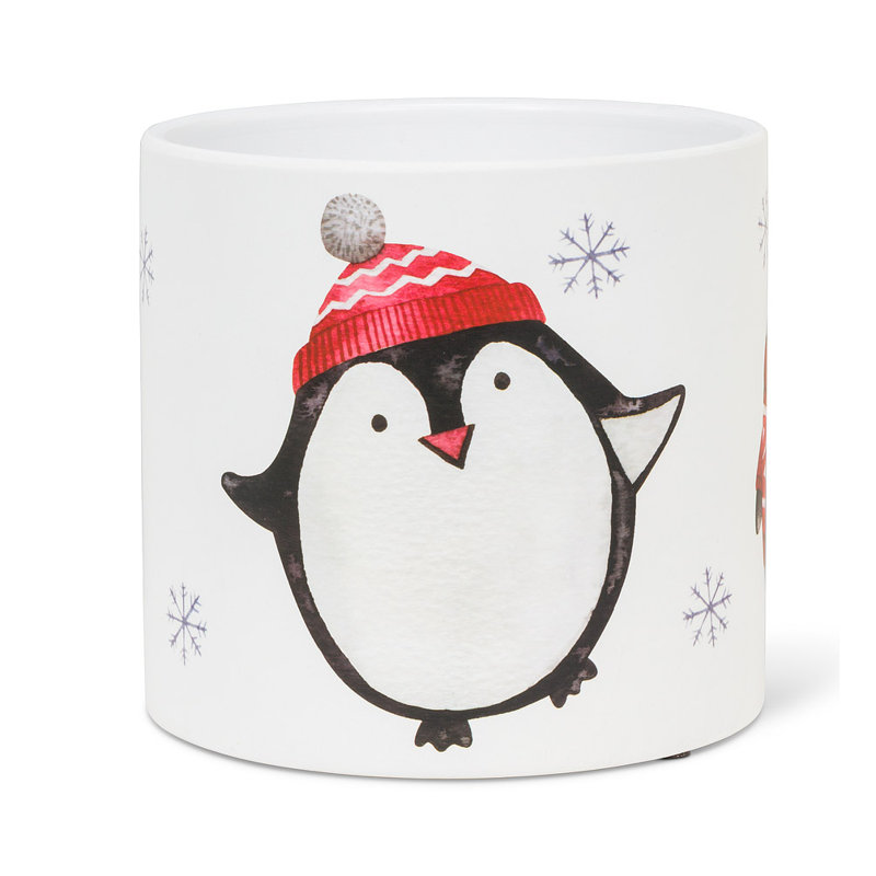 Loukios Ceramic Cachepot, 6.5" H x 6.5" W x 6.5" D