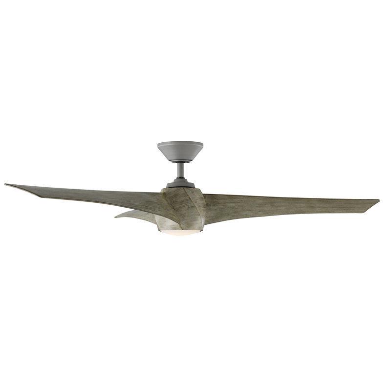 Ventilateur de plafond à hélice intelligent à 3 pales avec télécommande Twirl et trousse d'éclairage avec température de couleur sélectionnable incluse