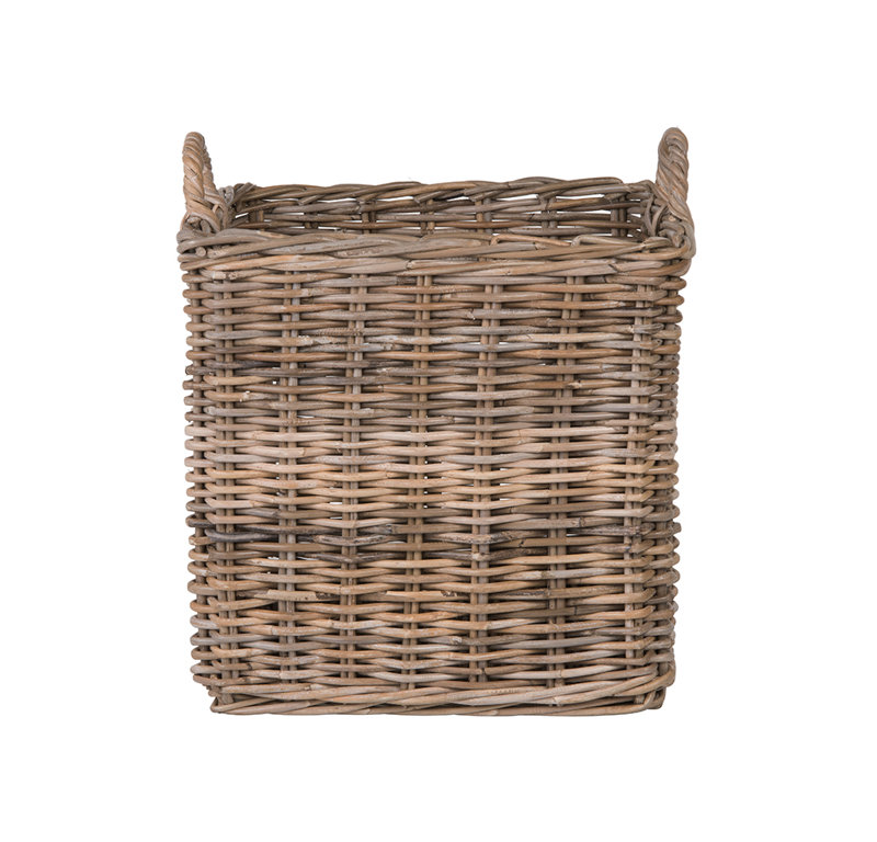 Beachcrest Home™ Ayriauna Wicker Basket, Large - 22" H x 20" W x 20" D