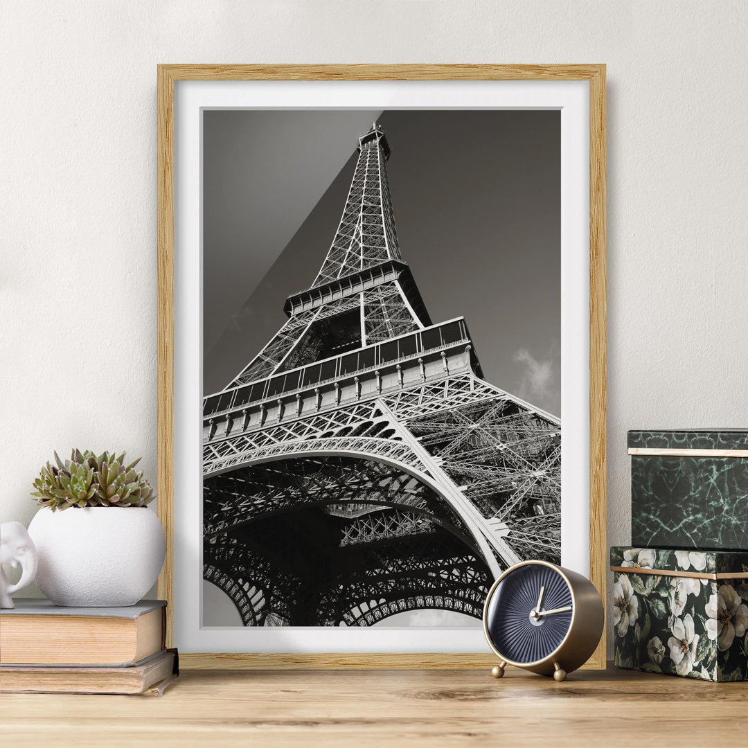 Gerahmtes Poster „Eiffel Tower“