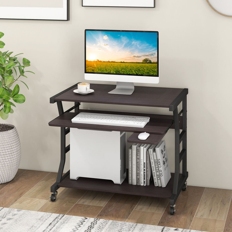 Metal Base Computer Desk