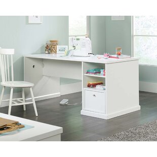 Better Homes & Gardens Craft Form Craft Table with Hutch, White Finish