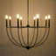 Lustre bol moderne 8 lumières
