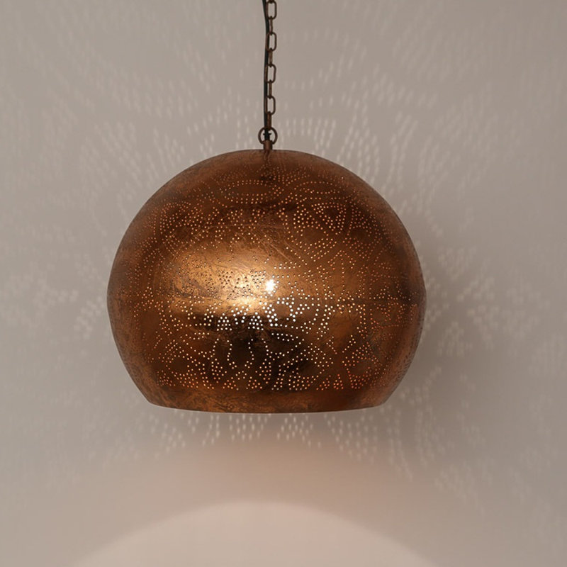 Ceres 1 - Light Dome Pendant, Copper