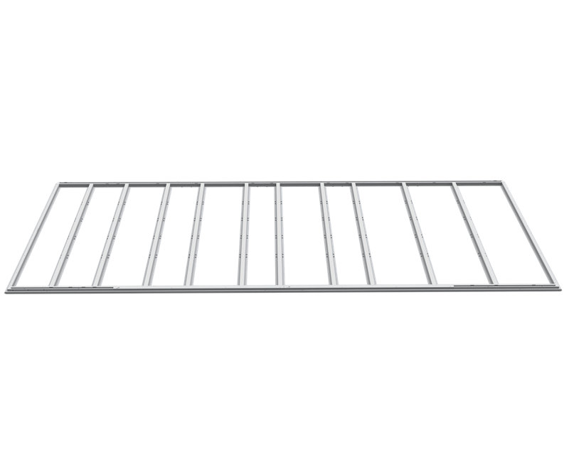 Floor Frame Kit for Sheds, 1.09" H x 166.25" W x 165" D