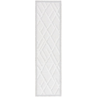 Tapis d'intérieur / extérieur à motif géométrique Kenenth Performance