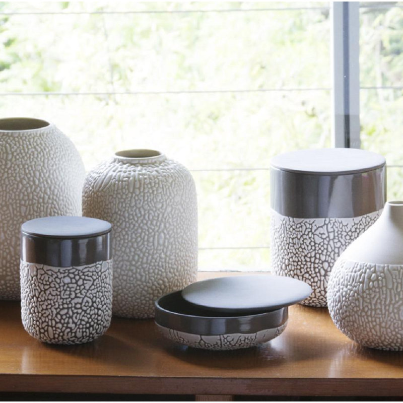 Boîte à fleurs Hosley Lichen Box, Anthracite, H 5 po x l 4 po x P 4 po