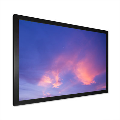 «Beach Sunrise With Dramatic Sky IV», reproduction sur toile