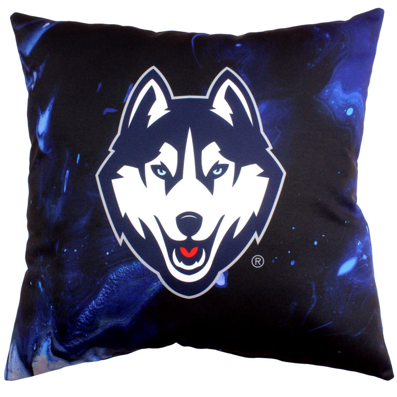 NCAA Throw Pillow, Connecticut Huskies
