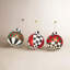 Tartan 6 Piece Ball Ornament Set