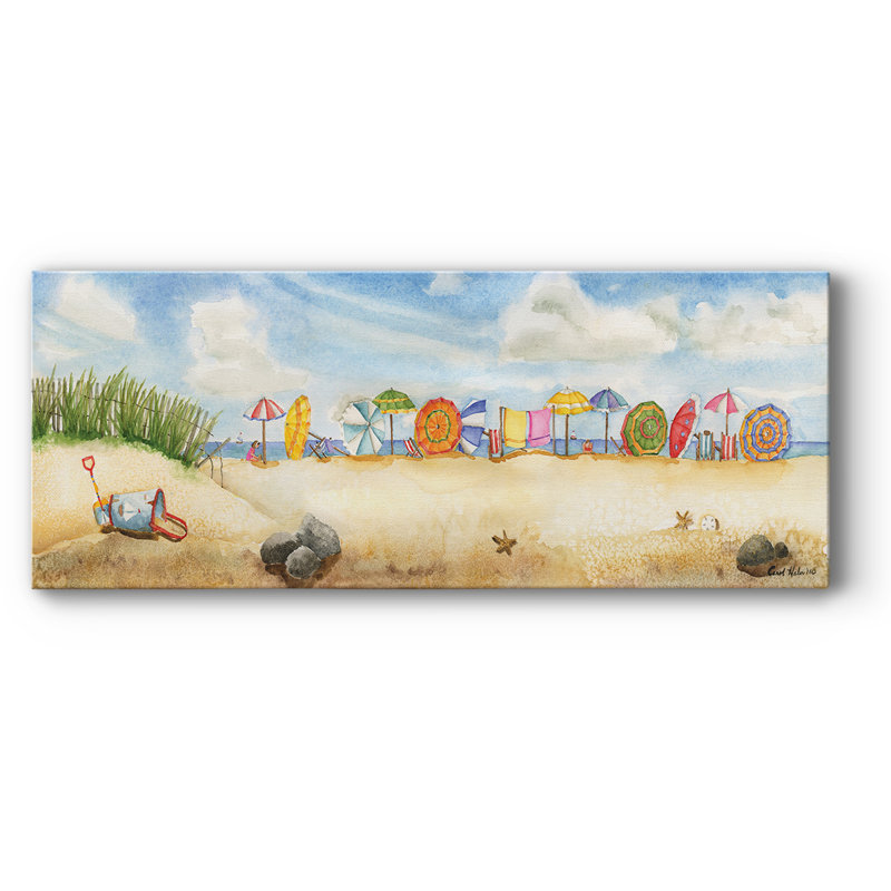 " Building Sand Castles ", 8" H x 20" W x 1.5" D