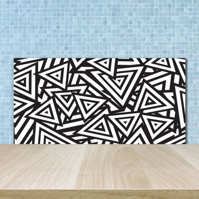 Babacar 50cm W x 100cm L Glass Peel and Stick Panel