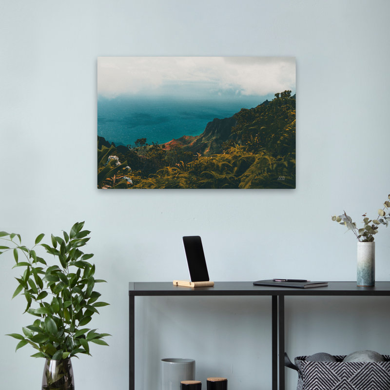 Beauté contemporaine et balnéaire d'Hawaï, H 24 po x l 16 po