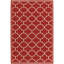 Tapis d'intérieur / extérieur rouge brique / ivoire Russo-1161194865