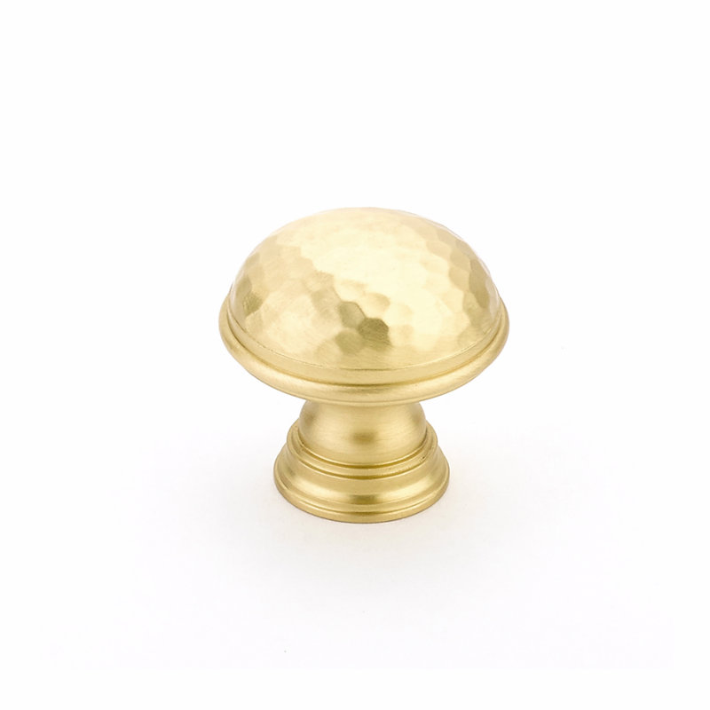 Poignée ronde Schaub Atherton de 1 1/4 po de diamètre, Chrome poli