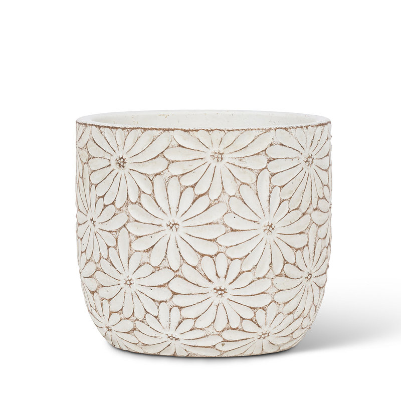 Cache-pot en béton, H 4,5 po x l 4,5 po x P 4,5 po