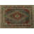 Keirra One-of-a-Kind 6'9" x 9'6" 1980s Rectangle Wool Area Rug in Red