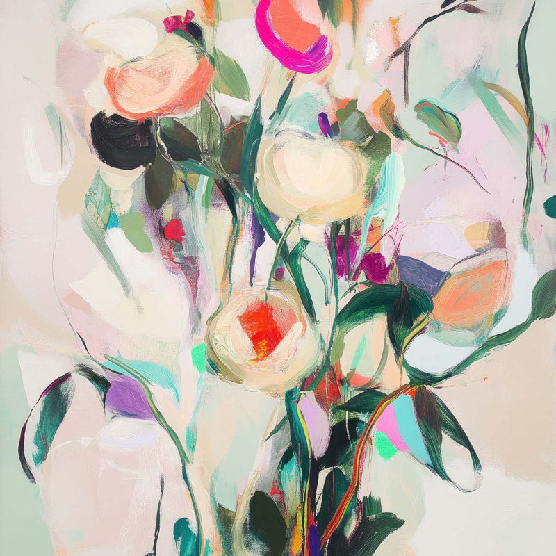 Petals in Motion 4 - Unframed, Large