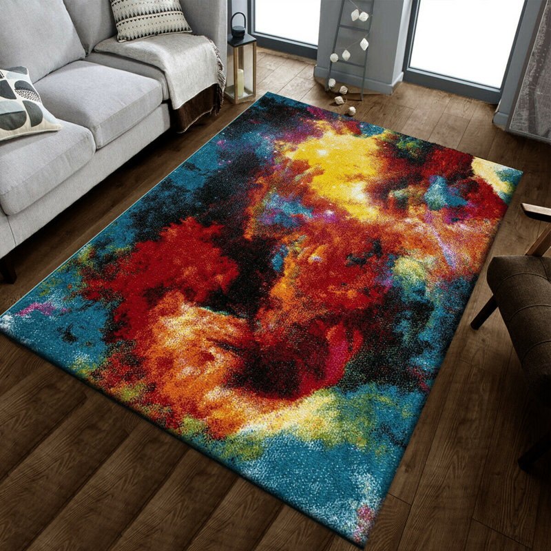 Leonards Abstract Indoor / Outdoor Area Rug, Rectangle 120 x 170cm