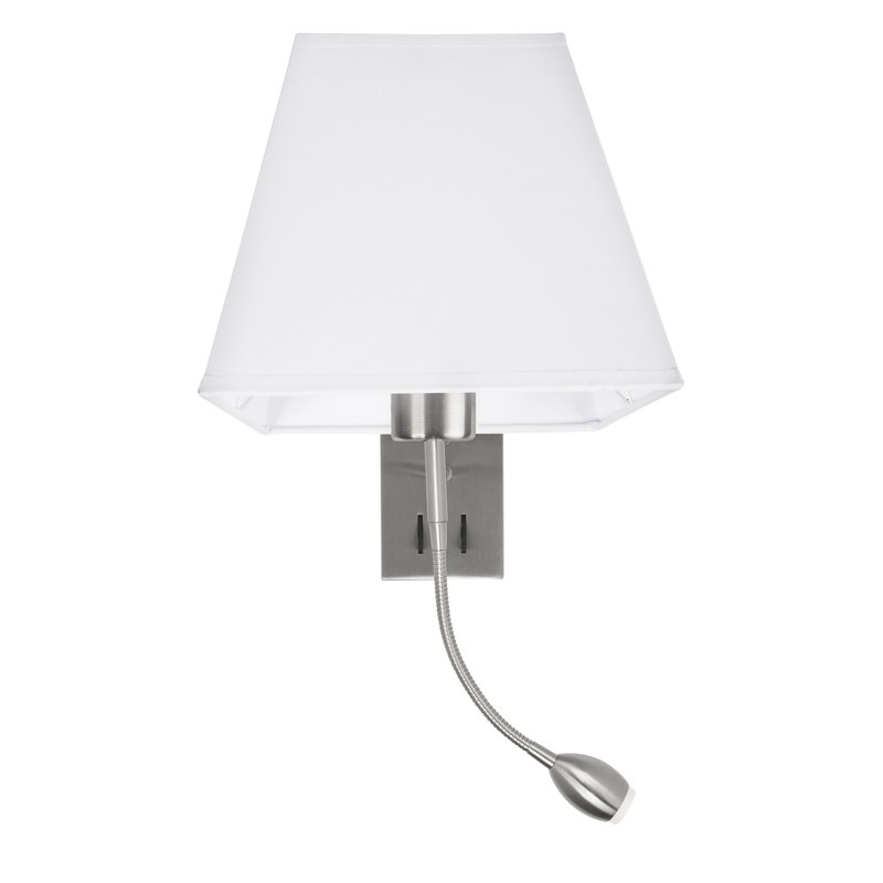 LED Wall Sconce, Satin CHrome