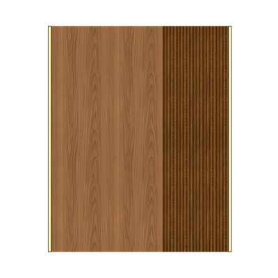 Ensemble de panneau mural télé 96 po x 75,5 po avec éclairage DEL Dune Trail