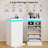  48.4" Modern 6-Drawer Dresser with LED Lights, Charging Station & Locked Hidden Storage-581965020