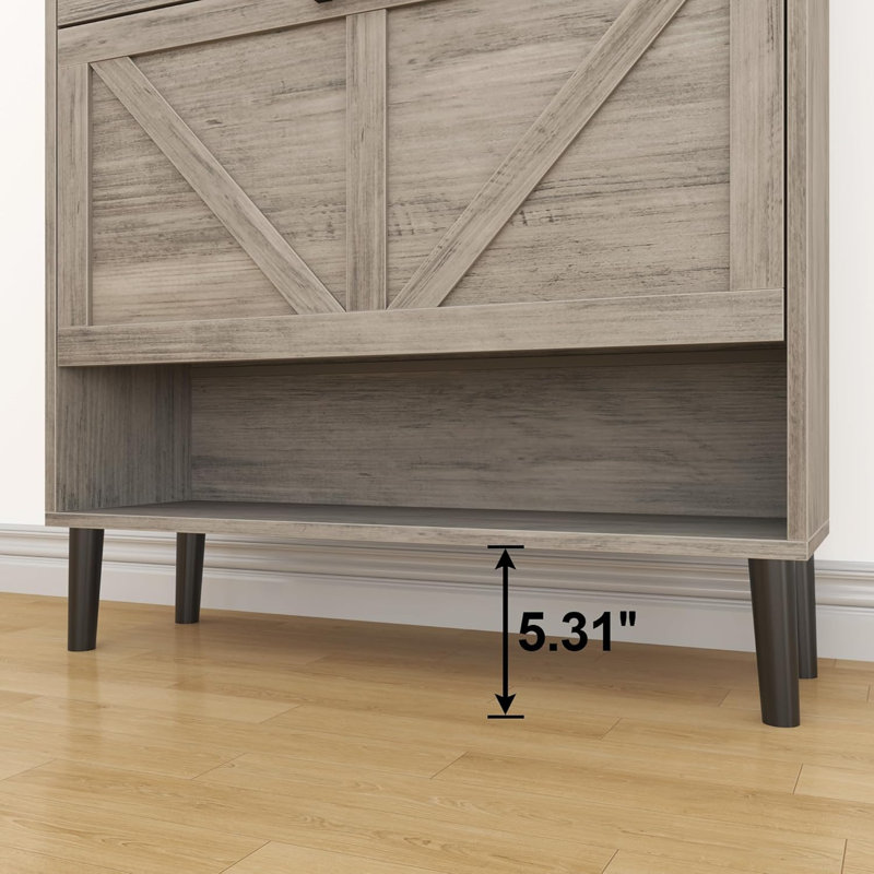 Narrow Hidden Shoe Rack