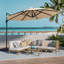 Parasol en porte-à-faux 132 po Derontae-788977043