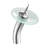 Cascade 16.5 Glass Vessel Sink with Faucet-50687257