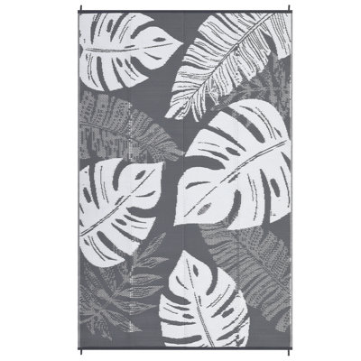 Tapis d'extérieur en paille réversible