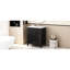 Meuble-lavabo de 30 po avec lavabo, noir rétro, porte à fermeture douce, rangement multiple, tablette en bois de céramique et réglable, tiroir fonctionnel, style autoportant, rangement fonctionnel, noir et évier-129959424