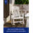 Waddon Oversized Modern Resin Rocking Adirondack Chair-1795476182