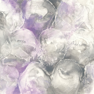 Amethyst Circles II by Chris Paschke - Wrapped Canvas Painting