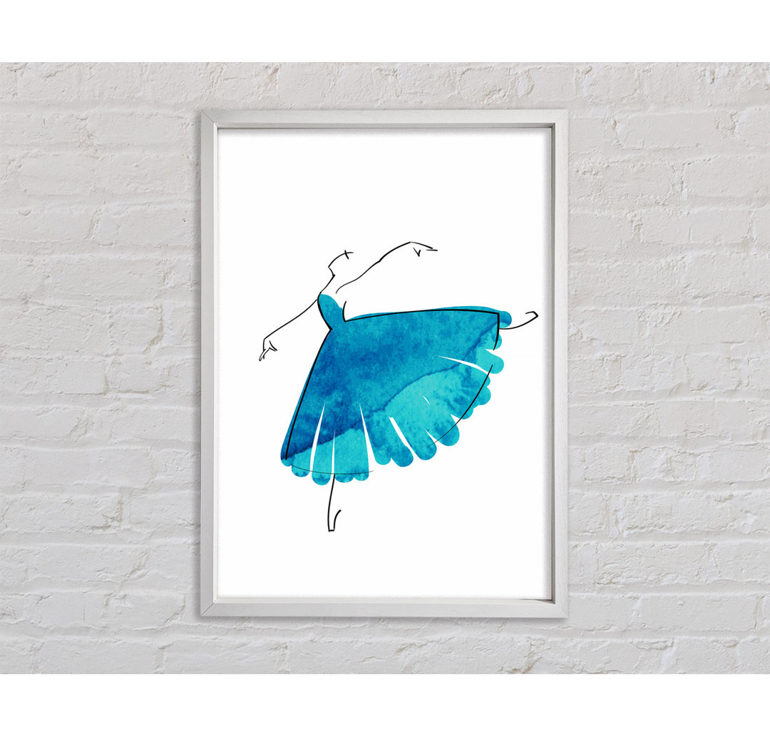 Blaue Ballerina 2 - Druck