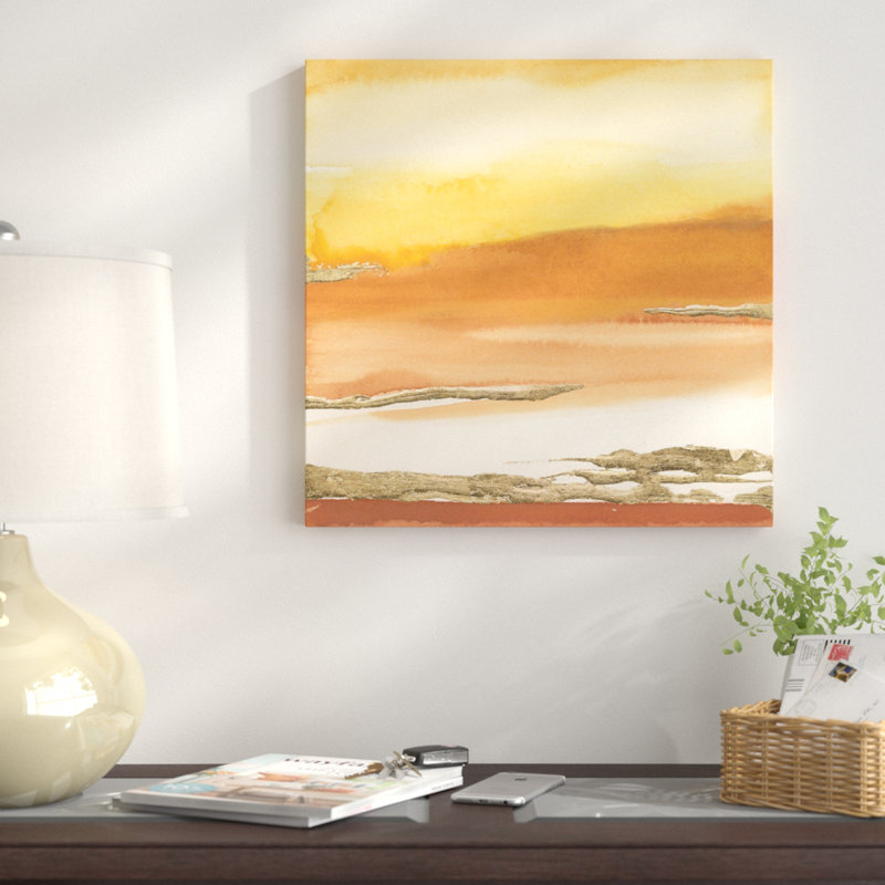 « gilded ambre iii », reproduction d’art sur toile, H 37 po x l 37 po x P 1,5 po