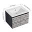 Meuble-lavabo simple 24 po avec comptoir en céramique Ronke