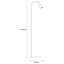 Lampe sur pied industrielle moderne, structure en métal noir, hauteur 47,2 po | Diamètre du capuchon 3 po, interrupteur marche / arrêt, hauteur du capuchon 11 po | Parfait pour la décoration intérieure scandinave, solution d'éclairage élégante et 